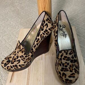 Seychelles Wedge Pump Leopard Print Shoes